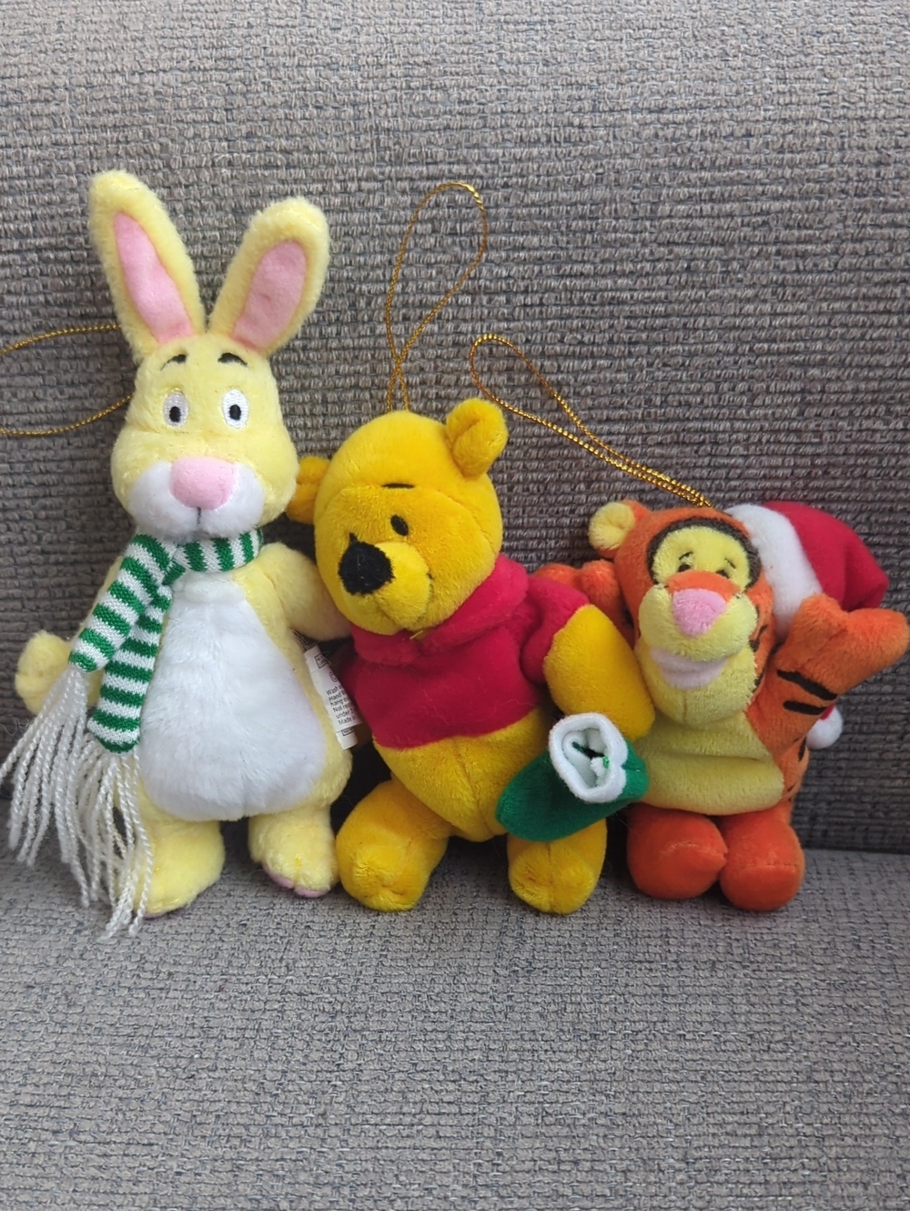 Winnie The Pooh Rabbit Tigger Plush Stuffed Bean Bag Christmas Tree Ornaments